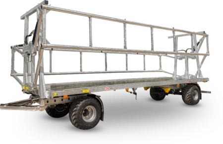 TRAILER T-608/2L with side guards