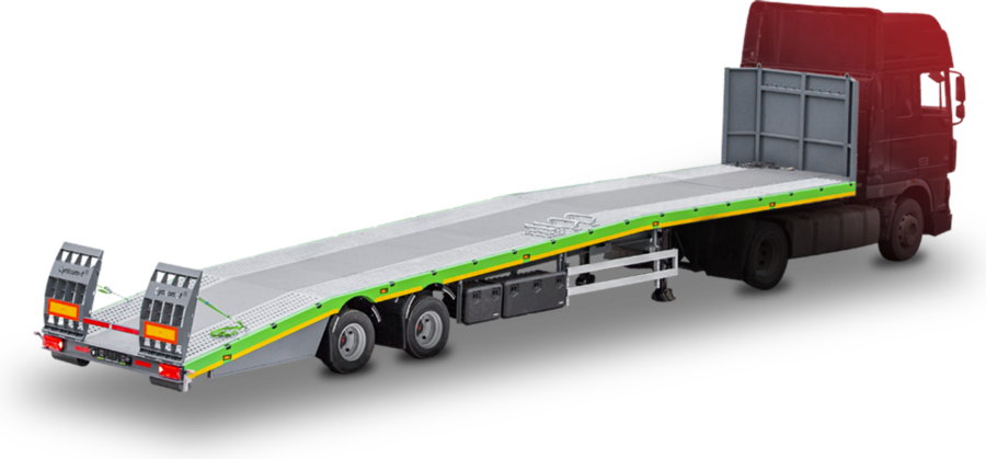 Platform semi-trailer – SL-28M tow truck
