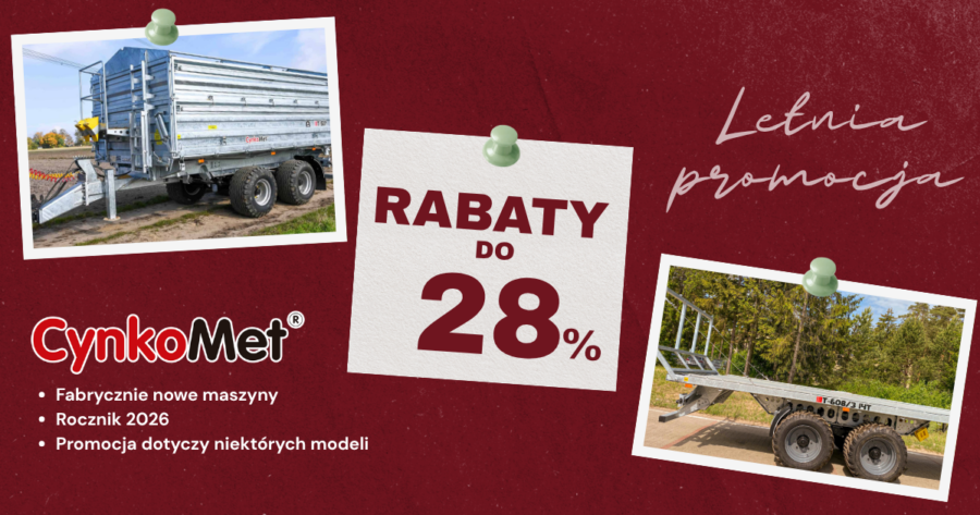 Letnia wyprzedaż rocznika 2026 w CynkoMet – sprawdź promocyjne ceny!